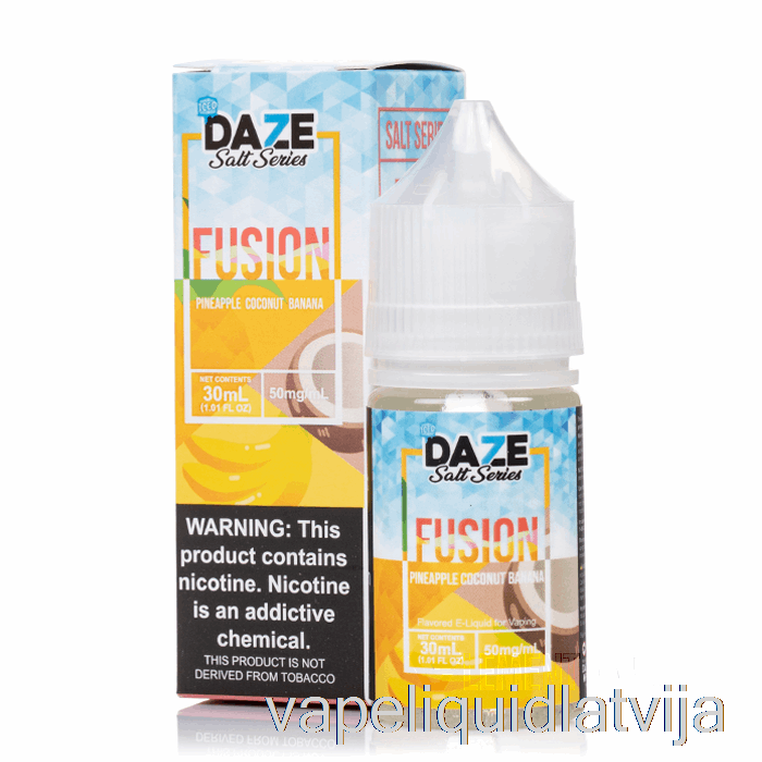 Ledus Ananāsu Kokosriekstu Banāns - 7 Dusmas Sāls - 30ml 50mg Vape šķidrums